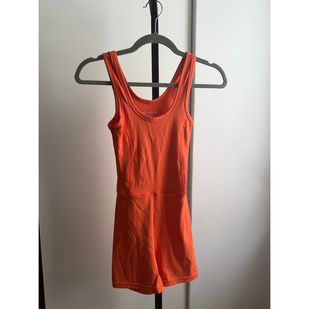 SET Active Sportbody Romper - Size Small - Heat Orange